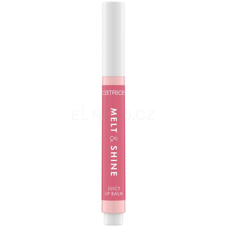 Catrice Melt &amp; Shine Juicy Lip Balm Balzám na rty pro ženy 1,3 g Odstín 020 Beach Blossom