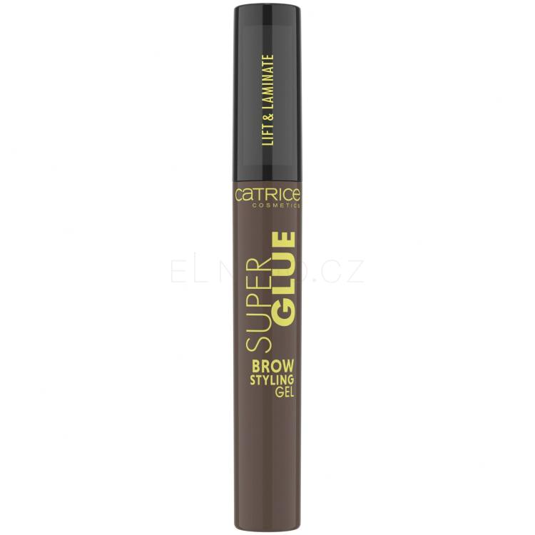 Catrice Super Glue Brow Styling Gel Gel a pomáda na obočí pro ženy 4 ml Odstín 030 Deep Brown