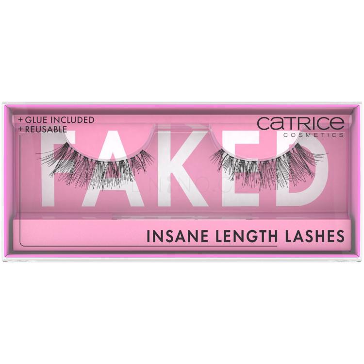 Catrice Faked Insane Length Lashes Umělé řasy pro ženy 1 ks Odstín Black