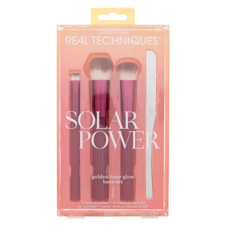 Real Techniques Solar Power Golden Hour Glow Base Set Štětec pro ženy Set