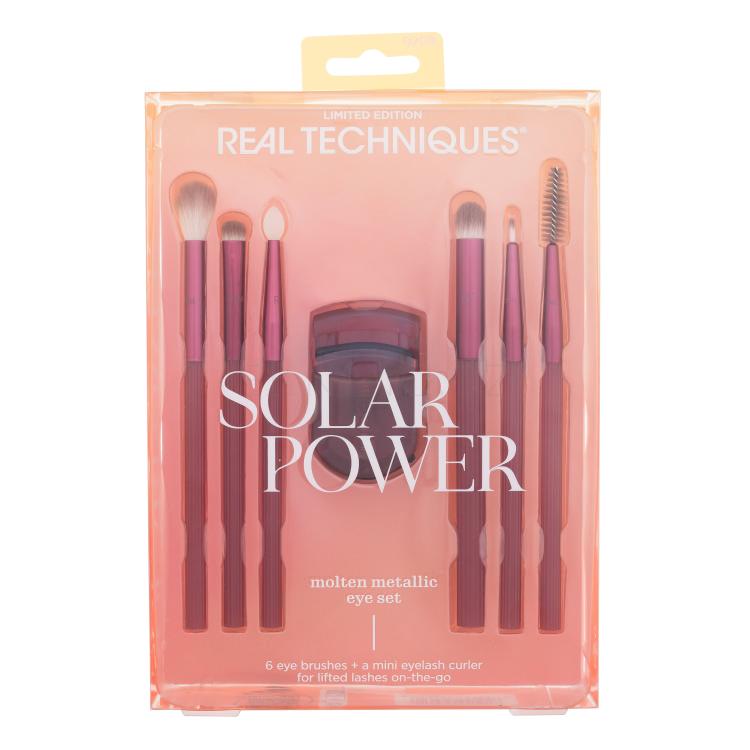 Real Techniques Solar Power Molten Metallic Eye Set Štětec pro ženy Set