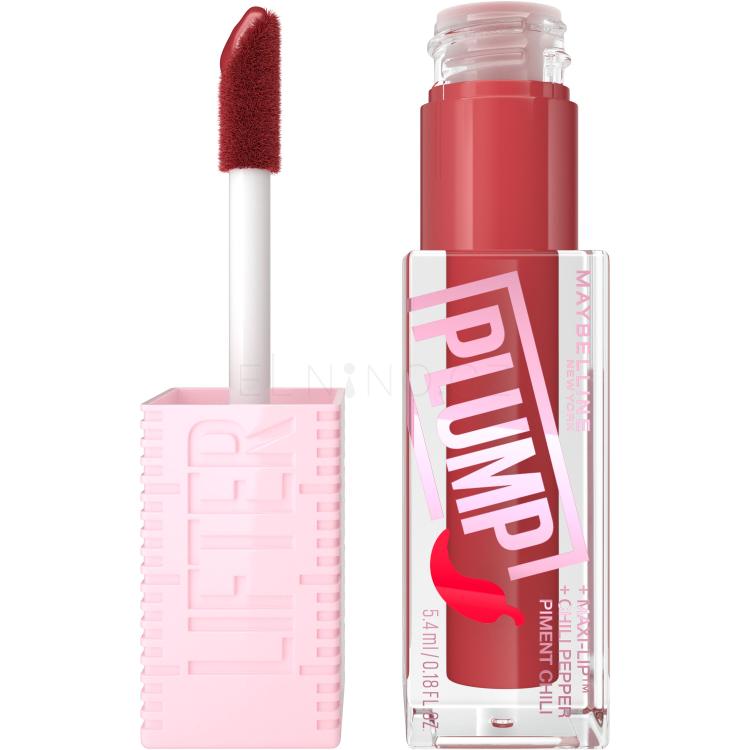 Maybelline Lifter Plump Lesk na rty pro ženy 5,4 ml Odstín 006 Hot Chili