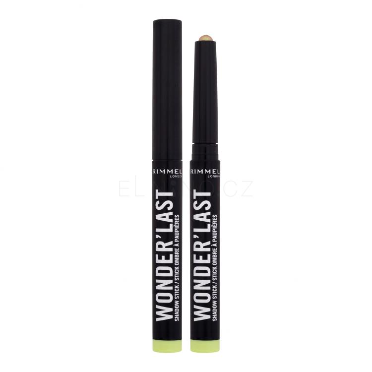 Rimmel London Wonder&#039;Last Shadow Stick Oční stín pro ženy 1,64 g Odstín 008 Galactic Green