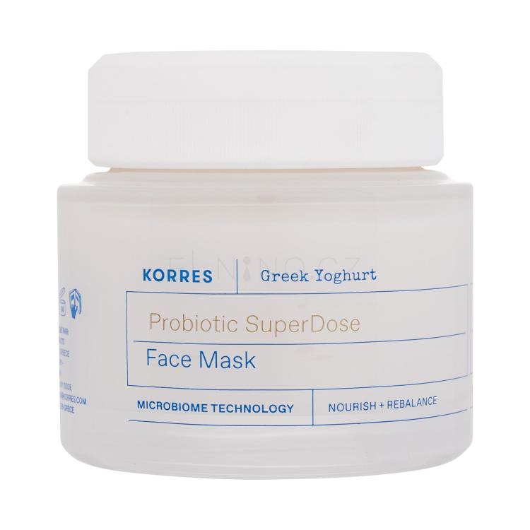 Korres Greek Yoghurt Probiotic SuperDose Face Mask Pleťová maska pro ženy 100 ml