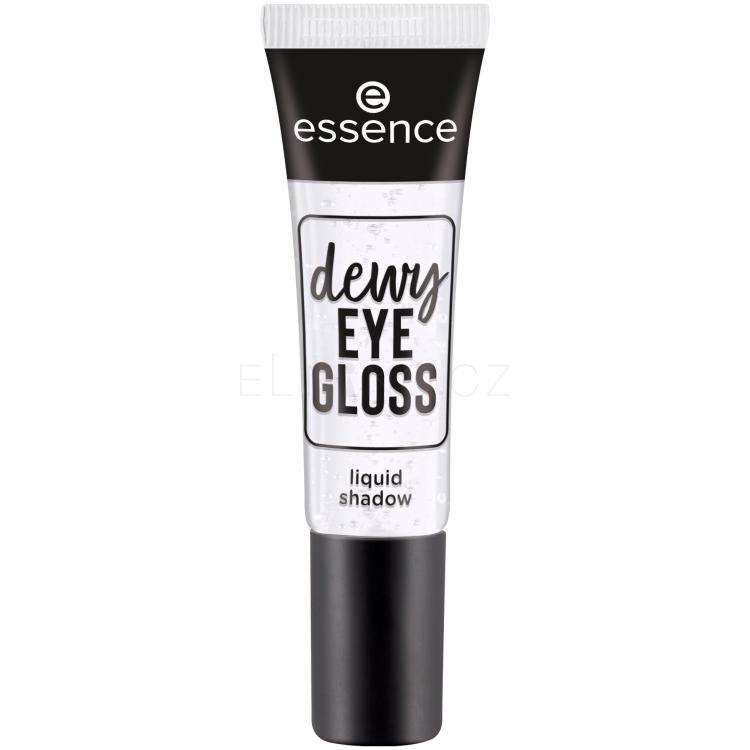 Essence Dewy Eye Gloss Oční stín pro ženy 8 ml Odstín 01 Crystal Clear