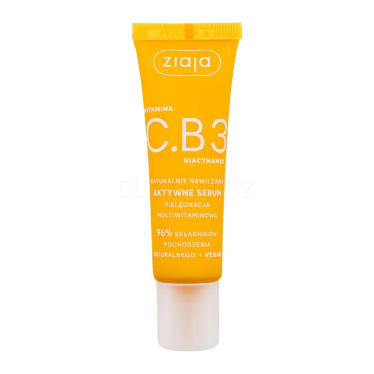 Ziaja Vitamin C.B3 Niacinamide Active Face Serum Pleťové sérum pro ženy 30 ml