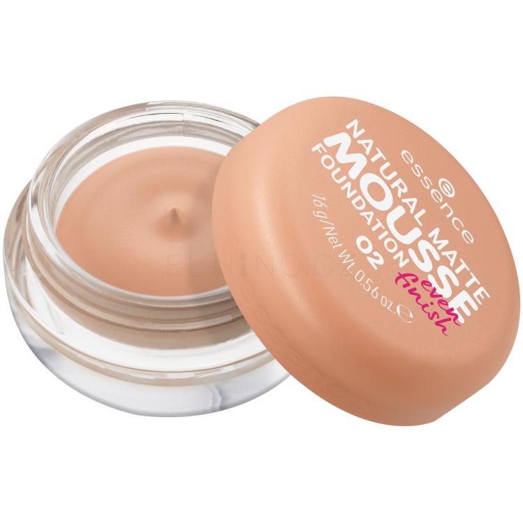 Essence Natural Matte Mousse Make-up pro ženy 16 g Odstín 02