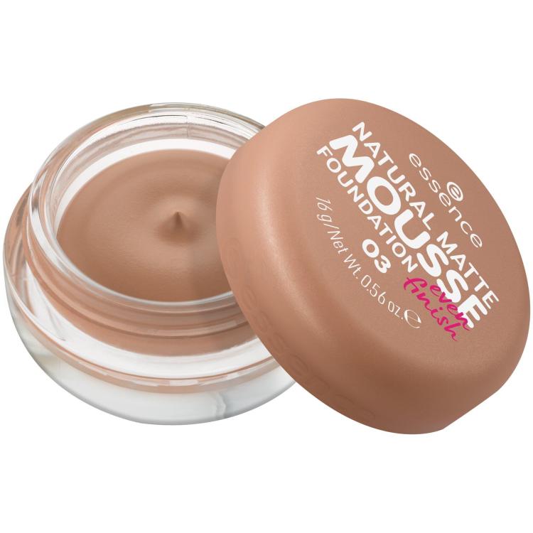 Essence Natural Matte Mousse Make-up pro ženy 16 g Odstín 03