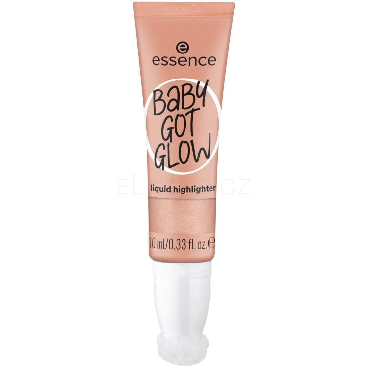 Essence Baby Got Glow Liquid Highlighter Rozjasňovač pro ženy 10 ml Odstín 30 Breezy Bronze