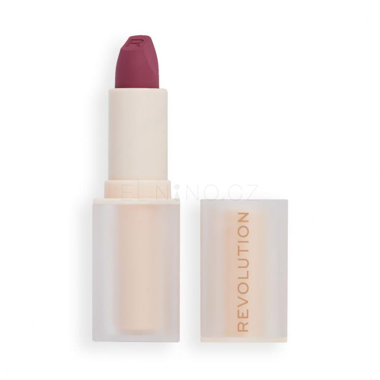 Makeup Revolution London Lip Allure Soft Satin Lipstick Rtěnka pro ženy 3,2 g Odstín Berry Boss