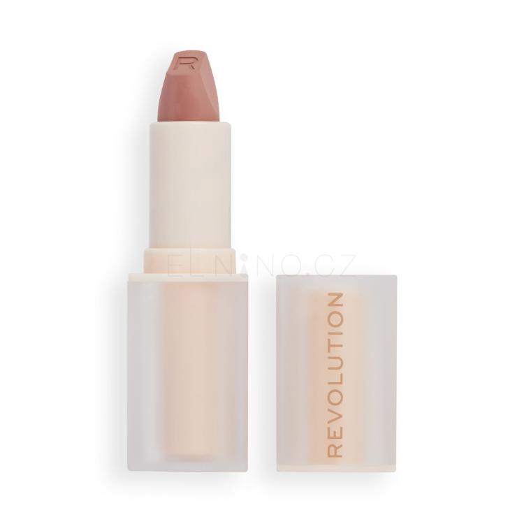 Makeup Revolution London Lip Allure Soft Satin Lipstick Rtěnka pro ženy 3,2 g Odstín Queen Pink