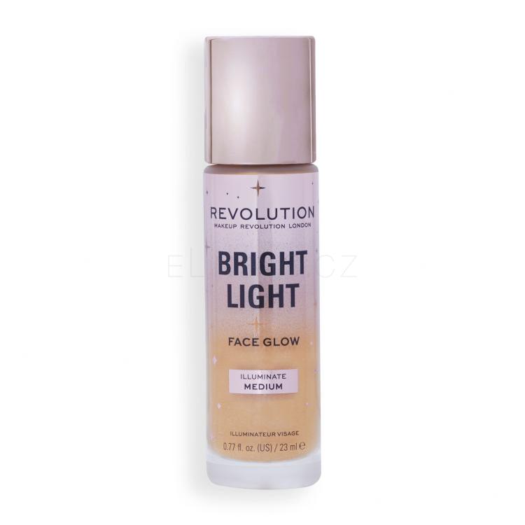 Makeup Revolution London Bright Light Face Glow Make-up pro ženy 23 ml Odstín Illuminate Medium