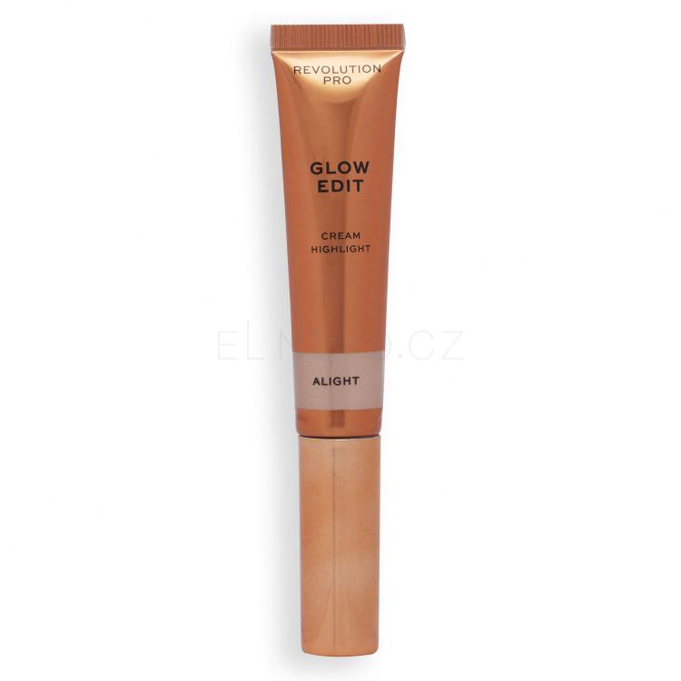 Revolution Pro Glow Edit Cream Highlighter Rozjasňovač pro ženy 15 ml Odstín Alight