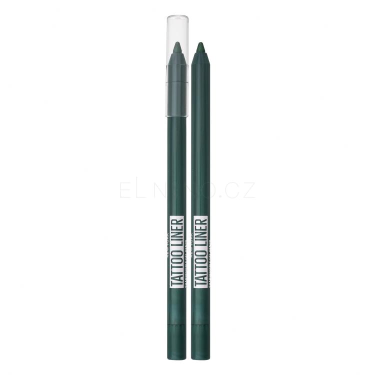 Maybelline Tattoo Liner Gel Pencil Tužka na oči pro ženy 1,3 g Odstín 817 Hunter Green