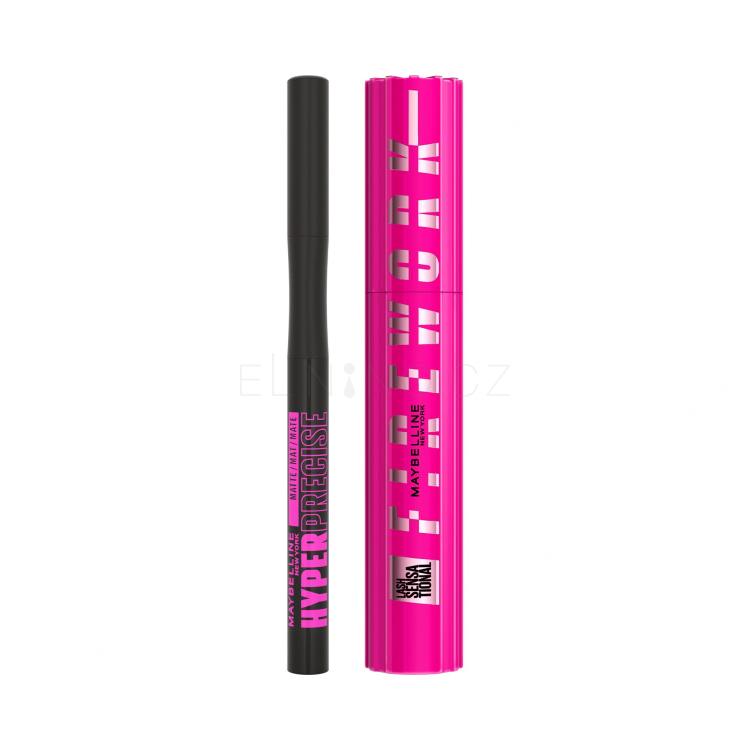 Set Řasenka Maybelline Lash Sensational Firework + Oční linka Maybelline Hyper Precise All Day