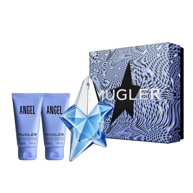 Mugler Angel SET1 Dárková kazeta parfémovaná voda 25 ml + tělové mléko 50 ml + sprchový gel 50 ml