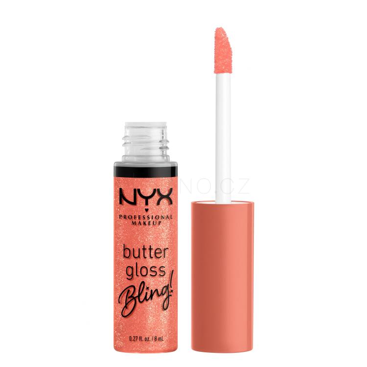 NYX Professional Makeup Butter Gloss Bling Lesk na rty pro ženy 8 ml Odstín 02 Dripped Out