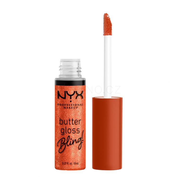 NYX Professional Makeup Butter Gloss Bling Lesk na rty pro ženy 8 ml Odstín 06 Shimmer Down