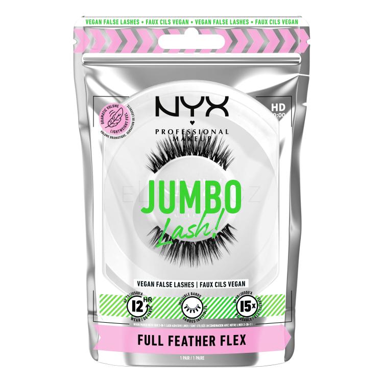 NYX Professional Makeup Jumbo Lash! Full Feather Flex Umělé řasy pro ženy 1 ks