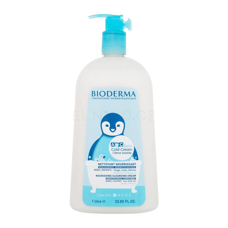 BIODERMA ABCDerm Cold-Cream Nourishing Cleansing Cream Sprchový krém pro děti 1000 ml