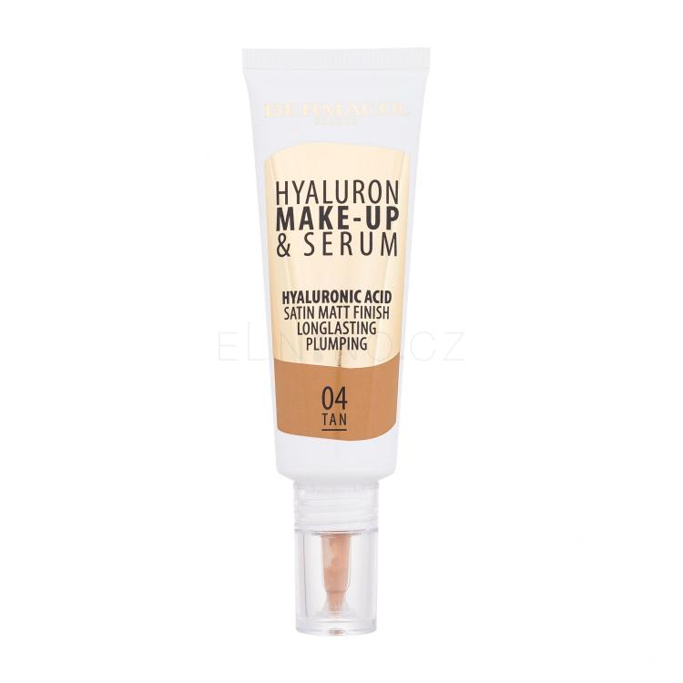 Dermacol Hyaluron Make-Up &amp; Serum Make-up pro ženy 25 g Odstín 04 Tan