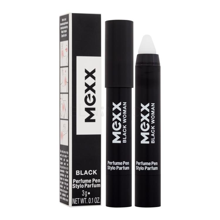 Mexx Black Parfémovaná voda pro ženy 3 g poškozená krabička