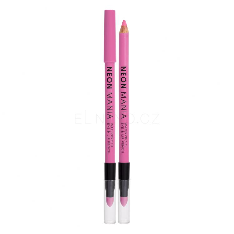 Dermacol Neon Mania Waterproof Eye &amp; Lip Pencil Tužka na oči pro ženy 1,1 g Odstín 1