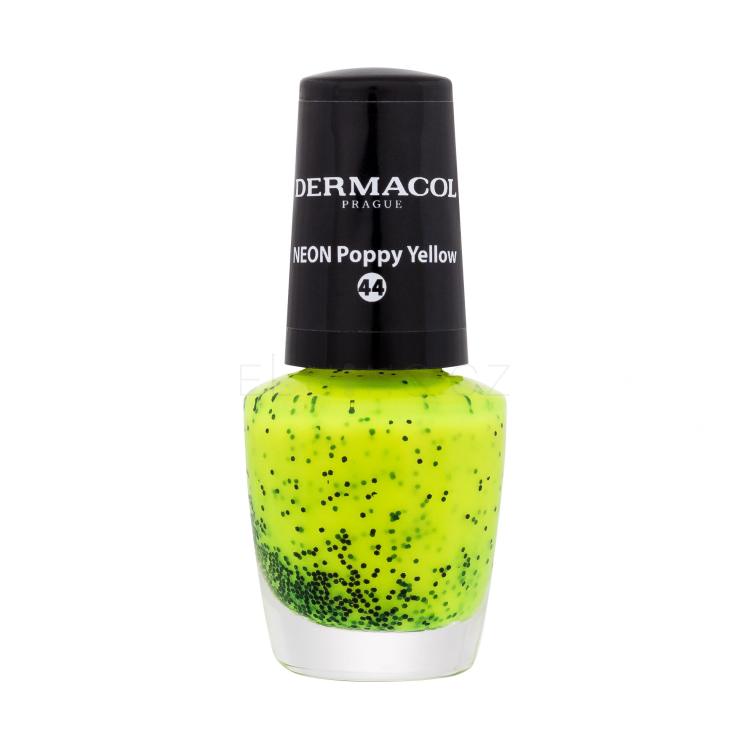 Dermacol Neon Lak na nehty pro ženy 5 ml Odstín 44 Poppy Yellow