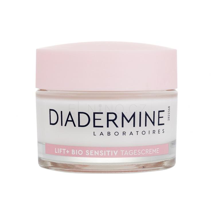 Diadermine Lift+ Bio Sensitiv Anti-Age Day Cream Denní pleťový krém pro ženy 50 ml poškozená krabička