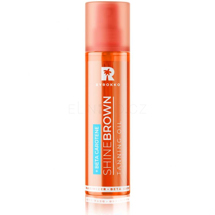 Byrokko Shine Brown Beta Carotene Tanning Maximiser Oil Opalovací přípravek na tělo pro ženy 150 ml