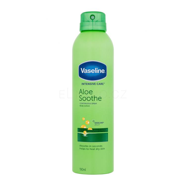 Vaseline Intensive Care Aloe Soothe Body Lotion Spray Tělové mléko 190 ml