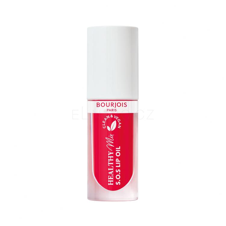 BOURJOIS Paris Healthy Mix Clean &amp; Vegan S.O.S Lip Oil Olej na rty pro ženy 4,5 ml Odstín 3 Straw&#039;Bisous