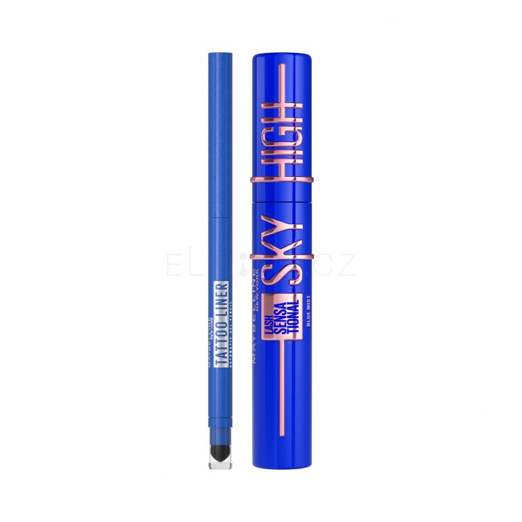 Set Řasenka Maybelline Lash Sensational Sky High + Tužka na oči Maybelline Tattoo Liner Automatic Gel Pencil