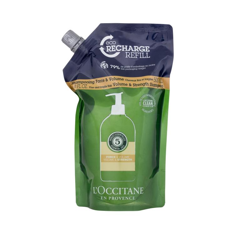 L&#039;Occitane Aromachology Volume &amp; Strength Šampon pro ženy Náplň 500 ml