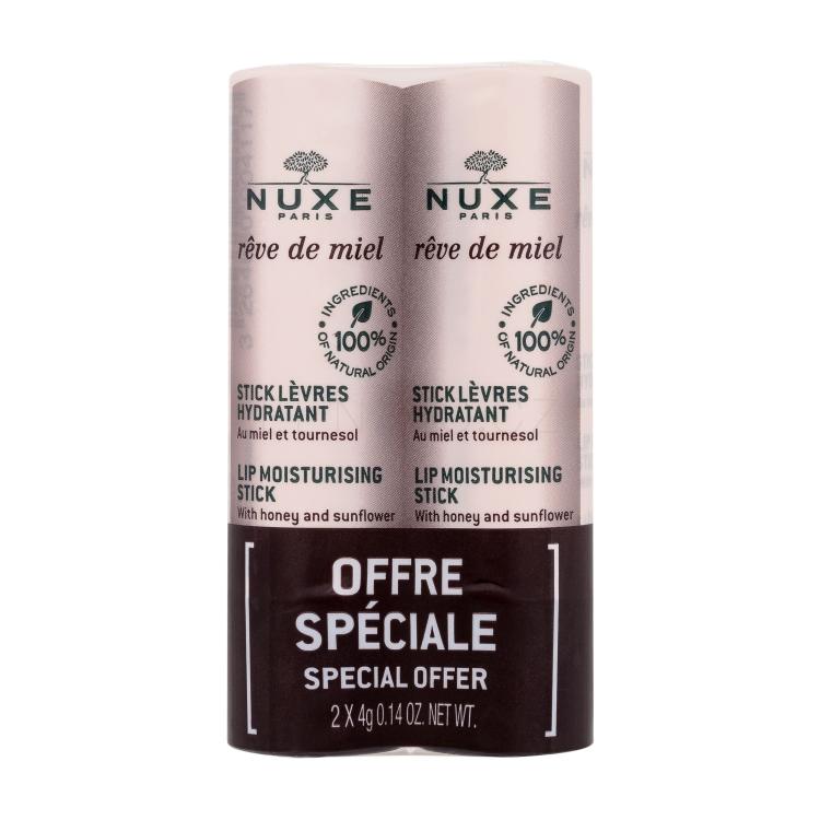 NUXE Rêve de Miel Lip Moisturising Stick Balzám na rty pro ženy 2x4 g