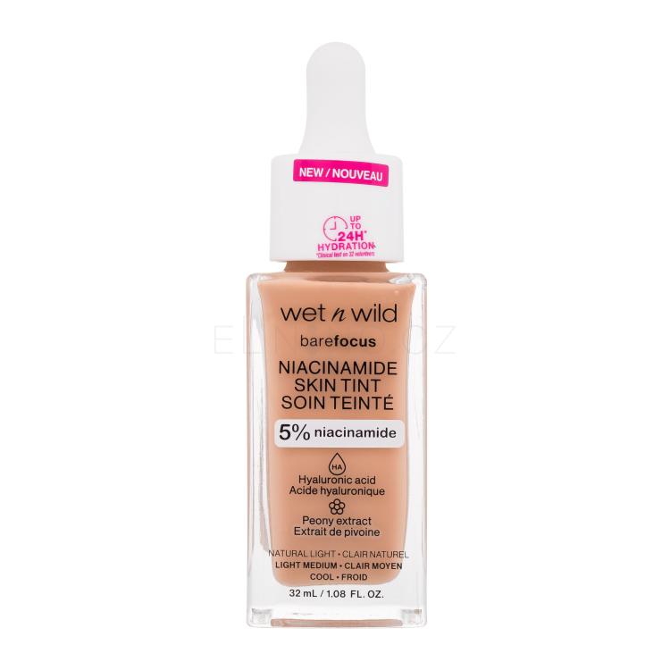 Wet n Wild Bare Focus Niacinamide Skin Tint Make-up pro ženy 32 ml Odstín Natural Light