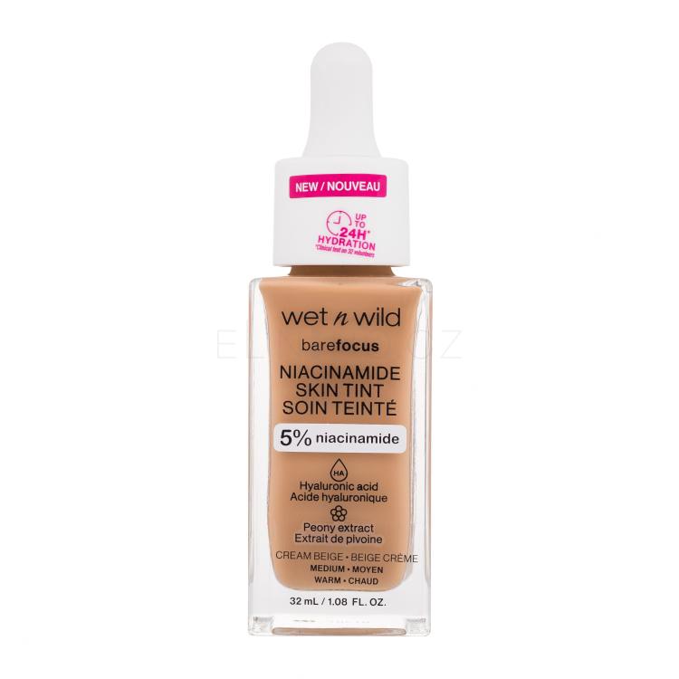 Wet n Wild Bare Focus Niacinamide Skin Tint Make-up pro ženy 32 ml Odstín Medium