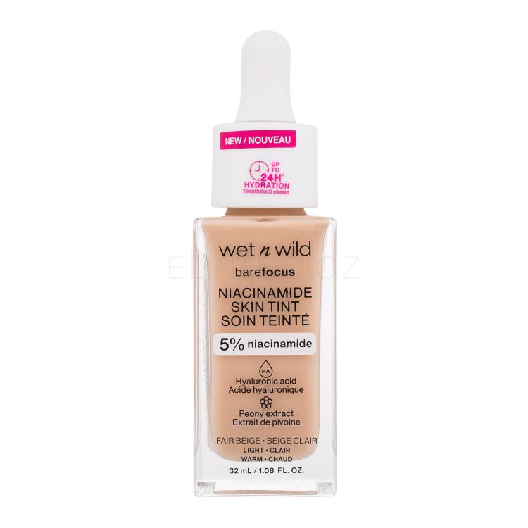 Wet n Wild Bare Focus Niacinamide Skin Tint Make-up pro ženy 32 ml Odstín Light