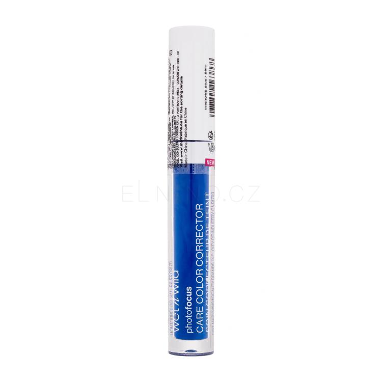 Wet n Wild Photo Focus Care Color Corrector Korektor pro ženy 3,3 ml Odstín Blue