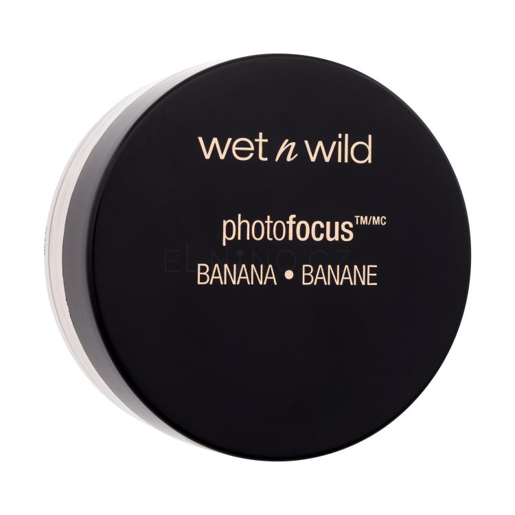 Wet n Wild Photo Focus Loose Setting Powder Pudr pro ženy 20 g Odstín Banana