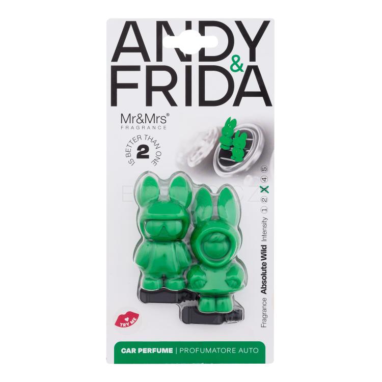 Mr&amp;Mrs Fragrance Andy &amp; Frida Absolute Wild Vůně do auta 1 ks