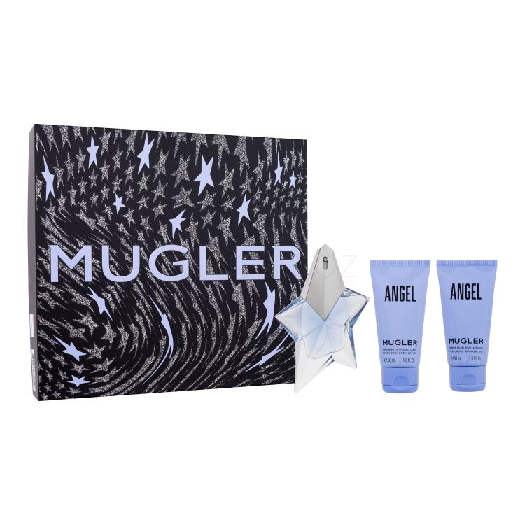 Mugler Angel SET2 Dárková kazeta parfémovaná voda 25 ml + tělové mléko 50 ml + sprchový gel 50 ml