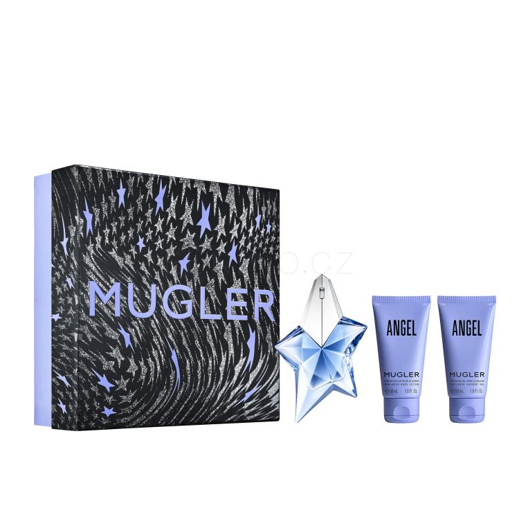 Mugler Angel SET2 Dárková kazeta parfémovaná voda 25 ml + tělové mléko 50 ml + sprchový gel 50 ml