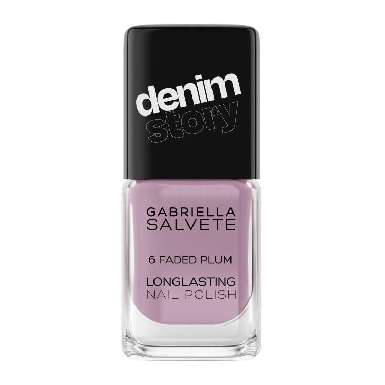 Gabriella Salvete Denim Story Longlasting Nail Polish Lak na nehty pro ženy 11 ml Odstín 06 Faded Plum