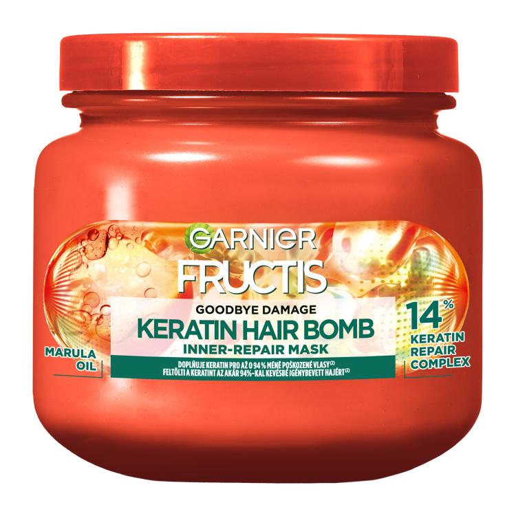 Garnier Fructis Goodbye Damage Keratin Hair Bomb Maska na vlasy pro ženy 320 ml