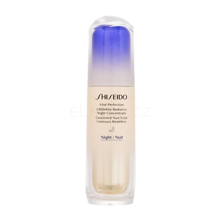 Shiseido Vital Perfection LiftDefine Radiance Night Concentrate Pleťové sérum pro ženy 40 ml