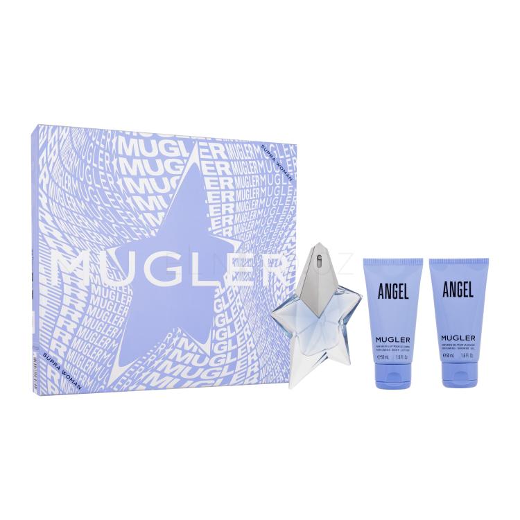 Mugler Angel SET3 Dárková kazeta parfémovaná voda 25 ml + tělové mléko 50 ml + sprchový gel 50 ml