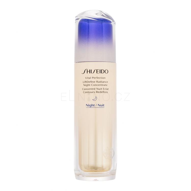 Shiseido Vital Perfection LiftDefine Radiance Night Concentrate Pleťové sérum pro ženy 80 ml