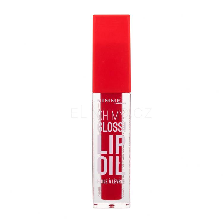 Rimmel London Oh My Gloss! Lip Oil Olej na rty pro ženy 4,5 ml Odstín 004 Vivid Red