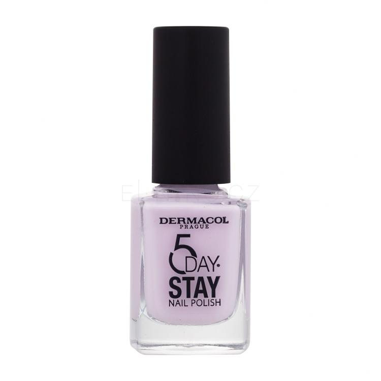 Dermacol 5 Day Stay Lak na nehty pro ženy 11 ml Odstín 59 Mermaid White